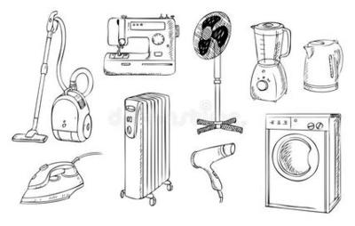 家电背景图片与素材 点亮日常生活的创意视觉
